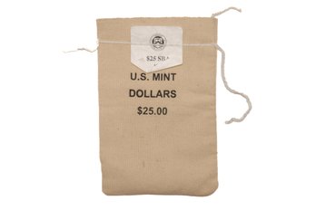 US Mint Dollars  SBA 'P' $25 Face Value Uncirculated In Original Government Packaging