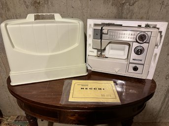 Brand New Necchi Sewing Machine With New Case