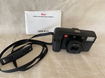 Leica AF-C1 Point And Shoot 35mm Film Camera Zoom 40mm F2.8 To 80mm F5.6 With Original Manual