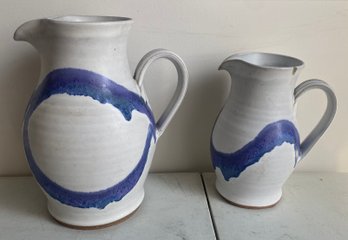 Two Amalia Pottery Pitchers