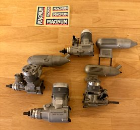 Lot Of 4 Magnum RC Engines - Marked 45 - 40 - 61 & 40