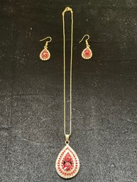 Women's Necklace And Earring Set