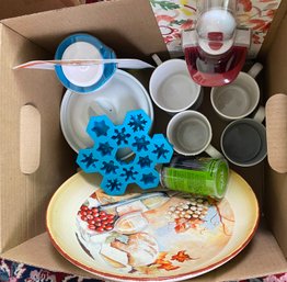 Box Lot Of Kitchen Related Items