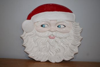 Cute MCM  Santa's Face Christmas Platter