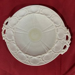 Gorgeous Belleek Shell Cake Platter