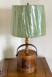 GL Lane Company Firkin Sugar Bucket Lamp