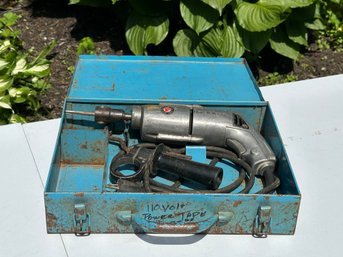 A Rockwell Drill In Metal Case