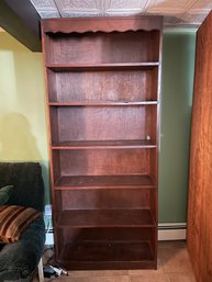 Wooden Tall Six Shelves Bookcase (2)