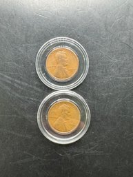 2 Wheat Pennies 1934, 1934-D