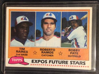 1981 Topps Tim Raines Rookie Card - K