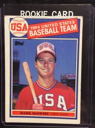 1985 Topps Mark McGwire Rookie Card - K