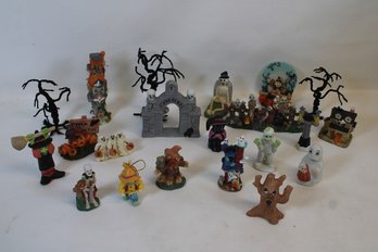 Quirky Halloween Porcelain Figurine Lot