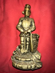 Vintage Universal Statuary Corp Knight In Armor ~ 1963 ~