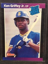 1989 Donruss Ken Griffey Jr. Rated Rookie Card - K