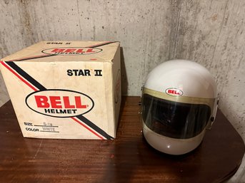 Bell Helmet  Star II  Size 6 7/8 - White New In Box