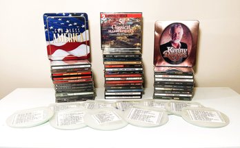 Collection Of Over 40 Compact Disc's Featuring Andrea Bocelli, Josh Groban, Garth Brooks, Rod Stewart And More