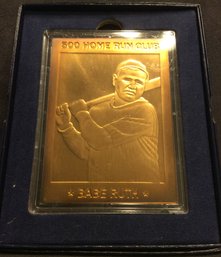 1990s Gold Babe Ruth Card - M