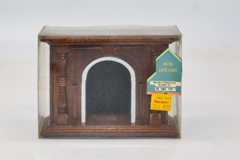 Mini Dreams Walnut Fireplace