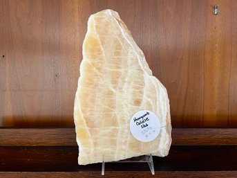 Honeycomb Calcite Slab, 8.5 Lb