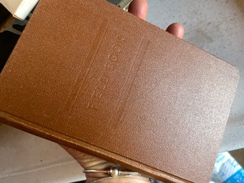 Vtg Blank Field Book