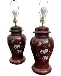 Two Vintage 1980s Lamps -