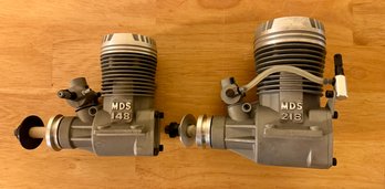 Pair Of MDS RC Engines Marked 218 & 148