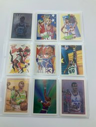 1990 NBA HOOPS Team Checklists Lot 3