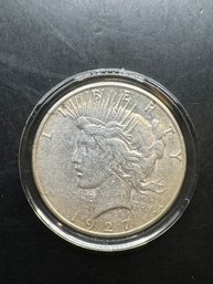 1927-S Silver Peace Dollar