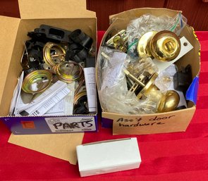 Assorted Door Hardware Parts