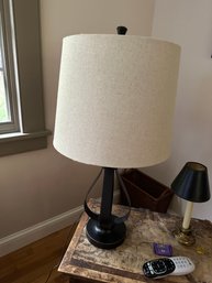 Black Metal Table Lamp