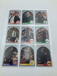 1990 NBA HOOPS Coaches Lot 1