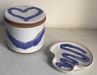 Two Pieces Of Amalia Pottery