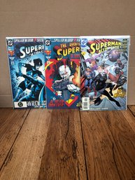 3 Superman Action Comics 2-1993, 1-200.   Lot 161