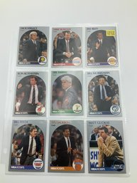 1990 NBA HOOPS Coaches Lot 2