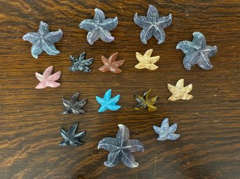 Carved Sea Stars Including Pendants