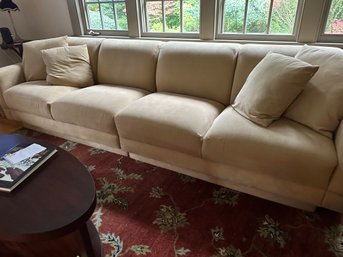 Beautiful Microsuede Sofa  (identified As #1)