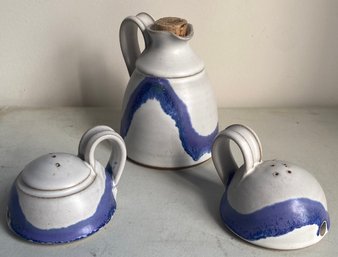 Three Pieces Of  Amalia Pottery