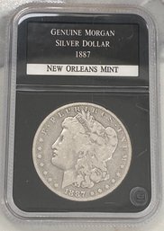 Genuine Morgan Silver Dollar New Orleans Mint 1887