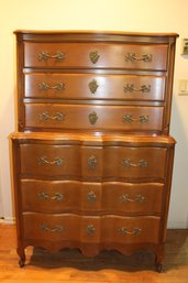 6 Drawer Highboy Dresser 37x21x59 In