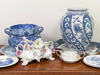 Vintage Salt Glazed Transferware From Around The World!