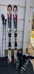 Barely Used ! K2 Radius Skis - Nordica Boots - Leki Poles