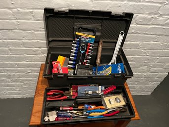 TOOLS Galore!  Rubbermaid Tool Box Full!