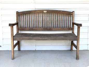 A Vintage Bench By Berkeley Forge & Foundry, Sherwood Forest Collection