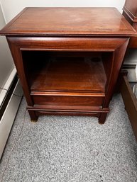 Pair Of Kent Coffey MCM Mahogany Nightstands - The Grenada Collection