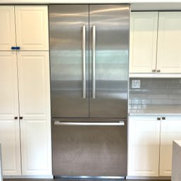 A Bosch Stainless Steel 36' Refrigerator