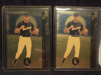 (2) 1993 Classic Images Alex Rodriguez Rookie Cards - K