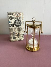Brass Encased Hourglass