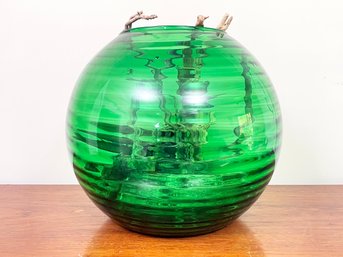 A Green Glass Terrarium