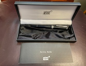 Mont Blanc Meisterstuck Ball Point Pen In Box With Service Book Excellent