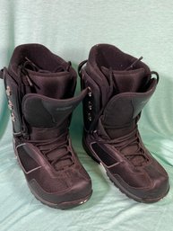 51 50 Fifty One Fifty Mens Black Snowboard Boots Size 6